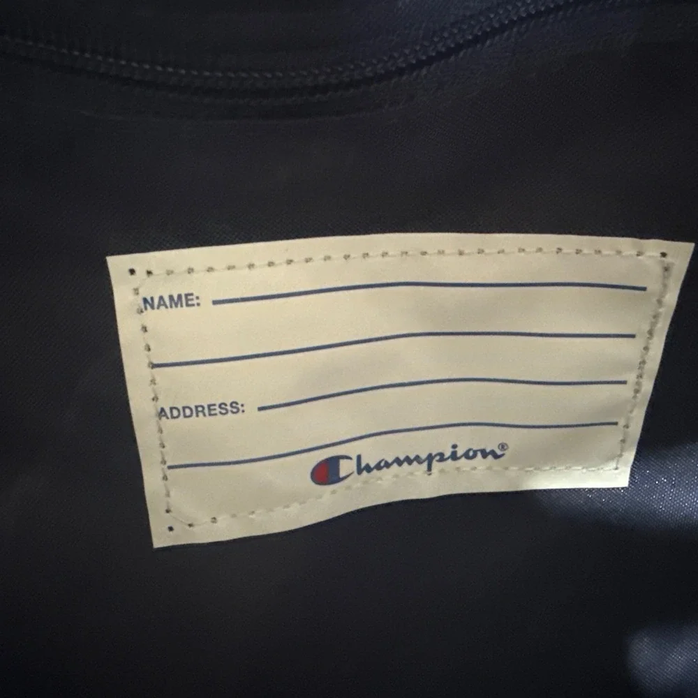 Champion Fanny Pack Waist Bag Zippered Storage Crossbody Red White Blue‎